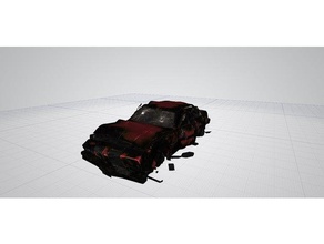 broken car automotive 3d print model - Mito3D