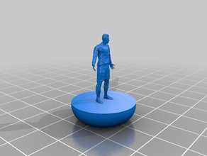 subbuteo-Spieler - cristiano ronaldo Spielzeug & Spiele Fußball subbuteo 3d print model - Mito3D
