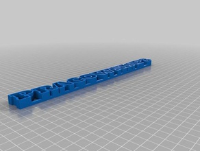 meine angepasste text-Speicher Skulpturen kundengebundene 3d print model - Mito3D