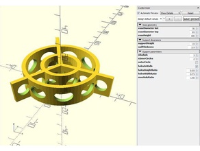 flowerpot inner support outdoor & garden 3d print model - Mito3D