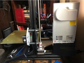ender 3 dual z axis meanwell lrs-350-24 3d printer parts 2020 2040 350 creality extrusion lrs lrs350-24 mean well mount power supply pro psu relocate 3d print model - Mito3D