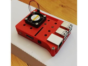 raspberry pi model 3 case robotics enclosure 3d print model - Mito3D