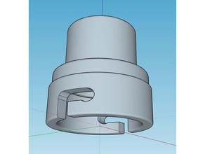 bajonett adaptador de 40mm spiralschlauch abfluss deporte y al aire libre 3d print model - Mito3D