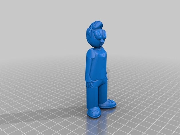 wtt dude Menschen cartoon - cartoon-Charakter 3D print model - Mito3D