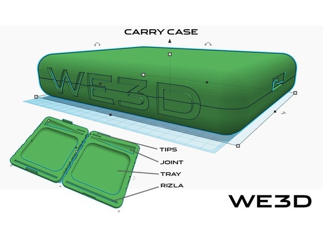 weed case 3D print model - Mito3D