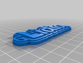 llavero lidia keychains customized 3d print model - Mito3D