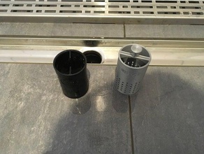 sisi - filtro a sifone combinazione il livello del pavimento, doccia scarichi tece drainline bagno di scarico fondo della sink strainer 3d print model - Mito3D