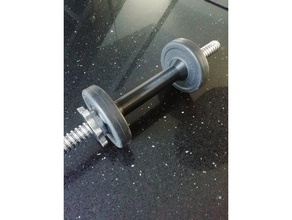 bodymax dumbbell bar handle replacement parts 3d print model - Mito3D