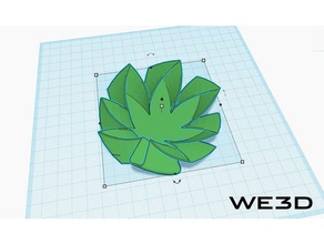 weed art 3d print model - Mito3D