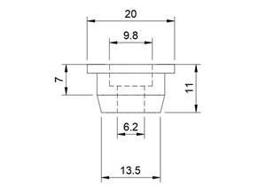 kipplager f r schuhschrank 3d-Drucker Teile Lager 3d print model - Mito3D