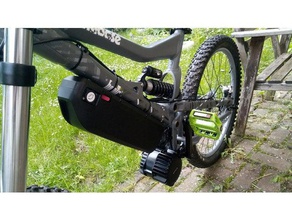hailong bateria, amortecedor e-bike esporte & ao ar livre absorvente akku a bateria moto d mpfer diy e bicicleta ebike fahrrad flex quadro de lítio monte prova borracha choque vibração 3d print model - Mito3D