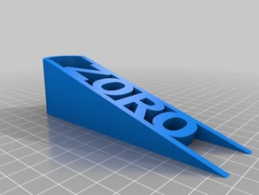 door stop zoro office customized 3d print model - Mito3D