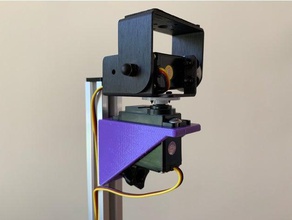 v-slot extrusion servo mount robotics 3d print model - Mito3D