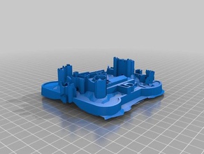 caerphilly castle Gebäude & Strukturen 3d print model - Mito3D