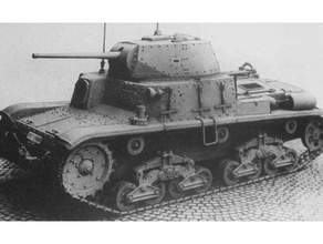 carro m15 42 - 1 35 tanque veículos 3d print model - Mito3D