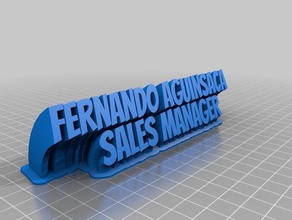fernando aguinsaca office kundengebundene 3d print model - Mito3D