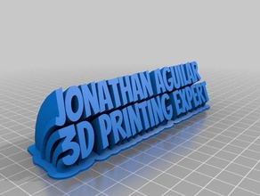 jonathan aguilar office customized 3d print model - Mito3D