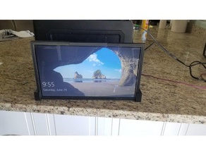 laptop lcd mount sff pc computer case display holder mini-itx 3d print model - Mito3D