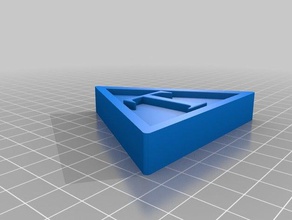 triangolo fraternità delta t insegne segni e loghi il logo triange 3d print model - Mito3D