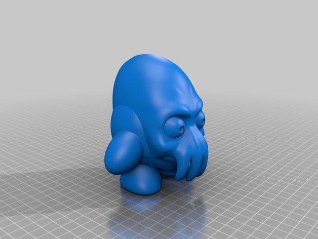 zoidberg boş sanat futurama kirb kirby nintendo 3D print model - Mito3D