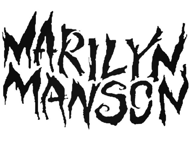 marilyn manson spooky kids pochoir 2d art graffiti 3D print model - Mito3D