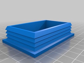my customized rectangular tube endcap tools 3d print model - Mito3D