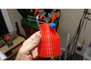bell siphon outdoor & garden aquaponics 3d print model - Mito3D