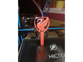 liver bird bookmark liverbird liverpool 3d print model - Mito3D