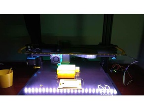 rgb x1 sidewinder ışık bar topçu ateşi açtı 3d yazıcı aksesuarları aksesuarlar renkli led şerit 3d print model - Mito3D