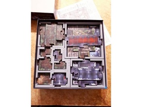 imperial assault - base game map tile organizers games boardgame boardgames inserts board accessory insert organizer starwars star wars 3d print model - Mito3D