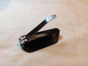 soporte nail clipper llave cuarto de baño habilitar e incapaz pata cabra las uñas niop 3d print model - Mito3D