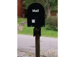 mailbox delivery notifier outdoor & garden flag sensor 3d print model - Mito3D
