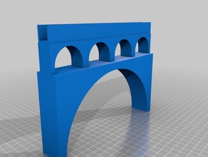 acquedotto edifici e strutture architettura scala ho n 3d print model - Mito3D