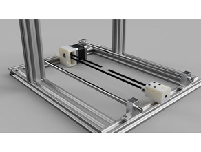 tensor da correia do motor de montagem Impressora 3d peças 2020 extrusão ajustável cama suporte gt2 polia a prusa eixo y 3d print model - Mito3D