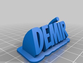 demir office kundengebundene 3d print model - Mito3D