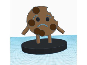 kurabiye yiyecek ve içecek biscuit çizgi roman oyuncak şekil heykelcik 3d print model - Mito3D