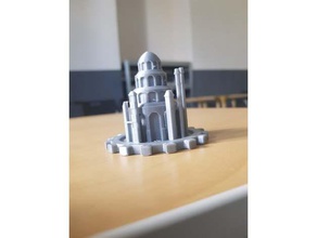 eagles nest - game thrones buildings & structures 3d printer printing boardgame boardgames dnd miniature dungeons dragons miniatures obj stl thegameofthrones 3d print model - Mito3D