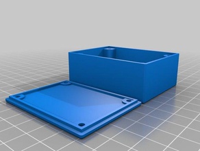 my customized project box lid screws electronics 3d print model - Mito3D