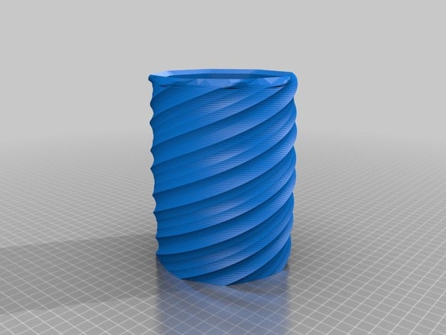 spiral kalem kap dekor 3D print model - Mito3D