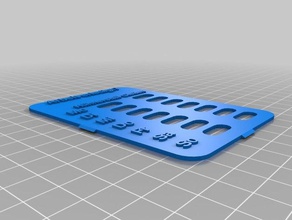 meine angepasste slider task reminder v2 h hner gie Haushalt kundengebundene 3d print model - Mito3D