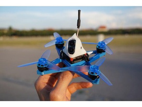 calimero 4k r c araçlar drone video caddx mika kaplumbağa dave gerçek diy çerçeve hd hobi kabab mikro İHA quadcopter split runcam tech teknoloji küçük bir çığlık kürdan 3d print model - Mito3D