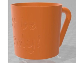 greedy mug kitchen & dining cup pythagorean trick 3d print model - Mito3D
