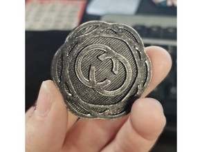 calliecrossroads maker coin coins & badges 3d print model - Mito3D