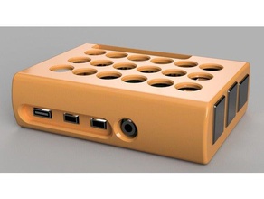 raspberry pi 4 case electronics 3d print model - Mito3D
