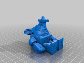gear robot cochon 3d printing tests 3d print model - Mito3D