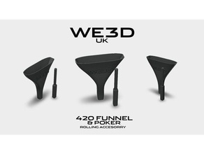 420 rolling funnel 3d print model - Mito3D