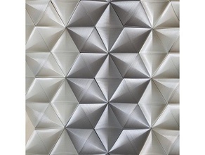 kavisli Üçgen matematik sanatı 3d print model - Mito3D