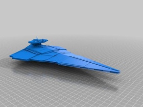 predator class star destroyer models empire galactic wars ship 3d print model - Mito3D