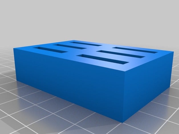 porta pilhas 3d printing 3D print model - Mito3D