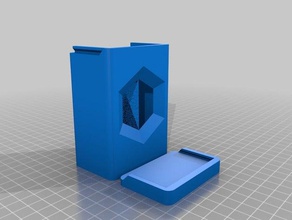 cartão personalizado caixa 2 uno decks brinquedo & acessórios para jogos 3d print model - Mito3D
